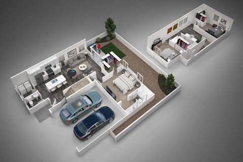 3 bedrroom and 2.5 bath with loft Elm floor plan